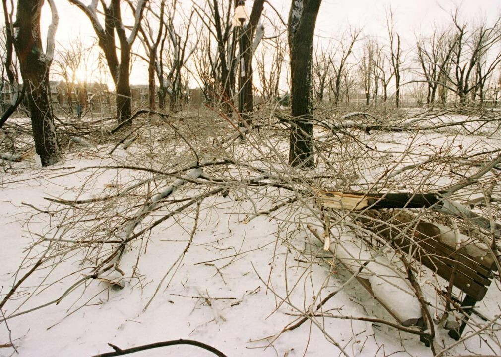 1998: Ice storm in the Northeast